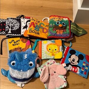 Colorful Baby Soft Books Set